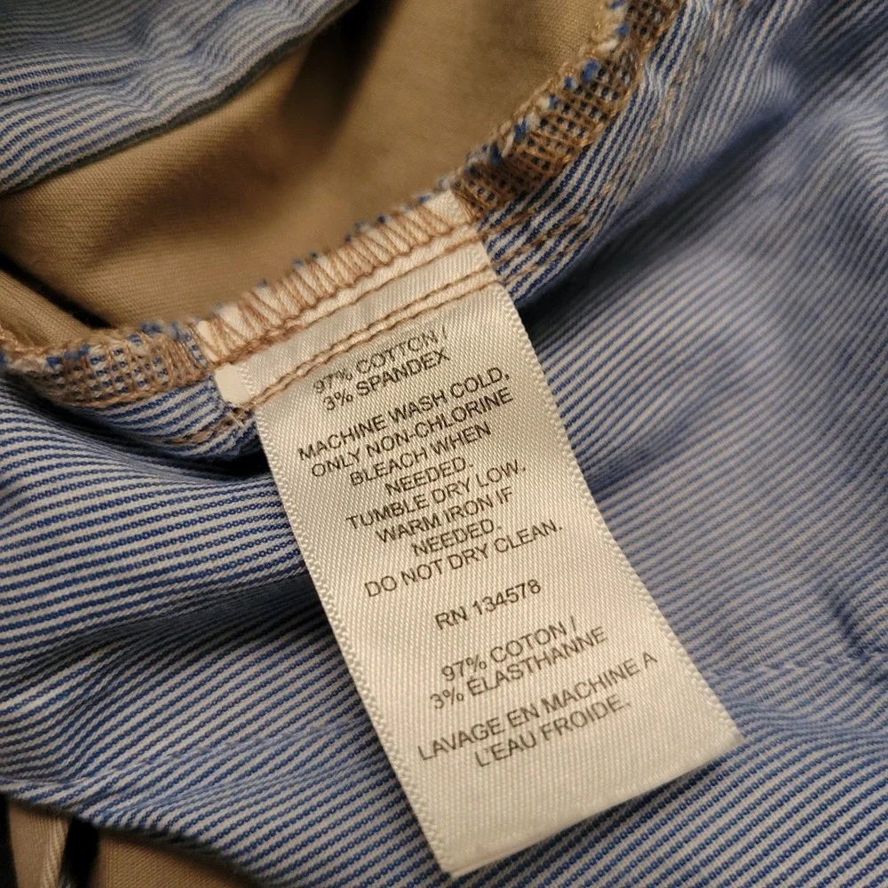 Vineyard Vines‎ Breaker Pant Khaki Tan Stretch Chino Trousers 38x30 Preppy